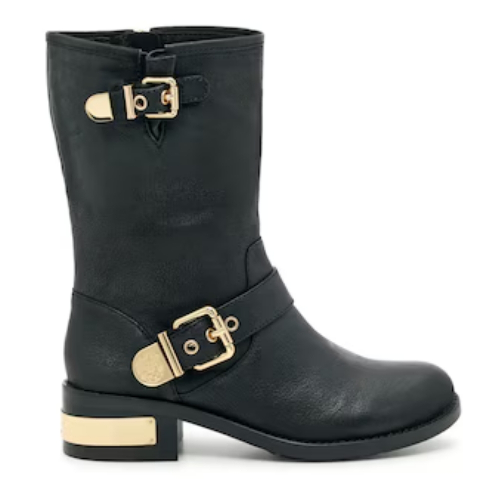 Vince Camuto WINCHELL 8.5 Black Leather Boots